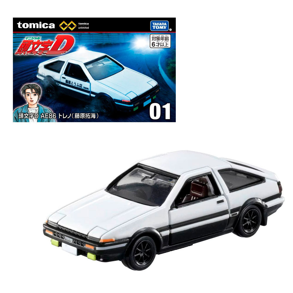 TOMICA PREMIUM UNLIMITED 01 INITIAL D AE86 TRUENO (TAKUMI FUJIWARA) TOMICA PREMIUM UNLIMITED 01 INITIAL D AE86 TRUENO (TAKUMI FUJIWARA)
